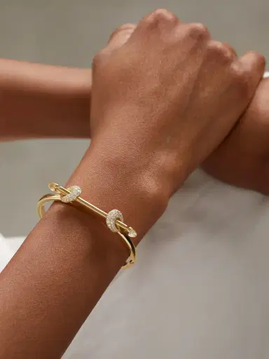 Ananya Chakra Icon 18-karat Gold, Diamond And Quartz Bangle | Thumbnail 2 Ananya Chakra Icon 18-karat Gold, Diamond And Quartz Bangle | Thumbnail 2