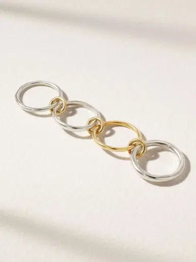 Spinelli Kilcollin Hyacinth Mx 18-karat Gold And Sterling Silver Rings | Thumbnail 3 Spinelli Kilcollin Hyacinth Mx 18-karat Gold And Sterling Silver Rings | Thumbnail 3