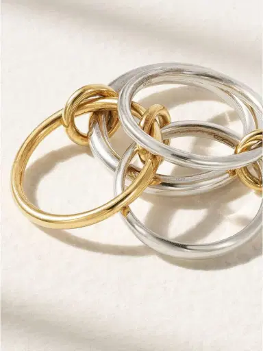 Spinelli Kilcollin Hyacinth Mx 18-karat Gold And Sterling Silver Rings | Thumbnail 4 Spinelli Kilcollin Hyacinth Mx 18-karat Gold And Sterling Silver Rings | Thumbnail 4