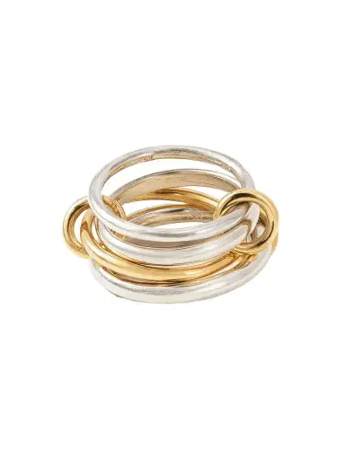 Spinelli Kilcollin Hyacinth Mx 18-karat Gold And Sterling Silver Rings | Thumbnail 1 Spinelli Kilcollin Hyacinth Mx 18-karat Gold And Sterling Silver Rings | Thumbnail 1