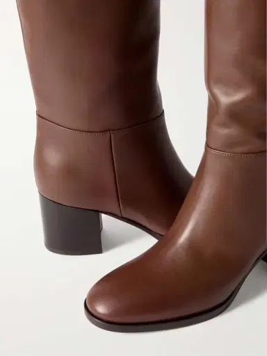 Gianvito Rossi Santiago 60 Leather Knee Boots | Thumbnail 4 Gianvito Rossi Santiago 60 Leather Knee Boots | Thumbnail 4