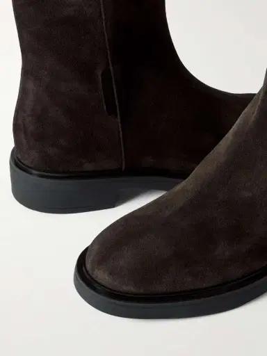 Gianvito Rossi Lexington 20 Leather-trimmed Suede Ankle Boots | Thumbnail 4 Gianvito Rossi Lexington 20 Leather-trimmed Suede Ankle Boots | Thumbnail 4