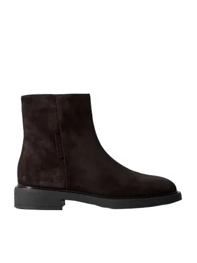 Gianvito Rossi Lexington 20 Leather-trimmed Suede Ankle Boots | Thumbnail 1 Gianvito Rossi Lexington 20 Leather-trimmed Suede Ankle Boots | Thumbnail 1