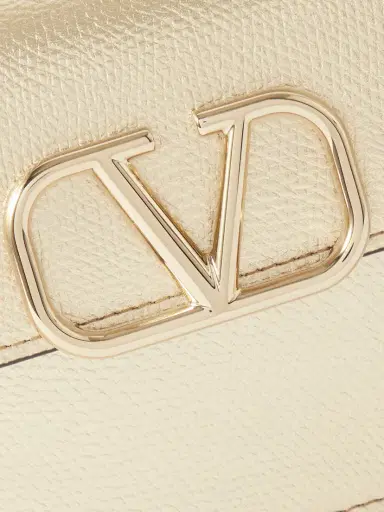 Valentino Garavani Vlogo Metallic Textured-leather Wallet | Thumbnail 4 Valentino Garavani Vlogo Metallic Textured-leather Wallet | Thumbnail 4