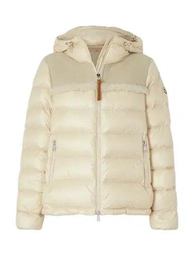 Moncler Beauvais Shearling-paneled Quilted Shell Hooded Down Jacket | Thumbnail 1 Moncler Beauvais Shearling-paneled Quilted Shell Hooded Down Jacket | Thumbnail 1