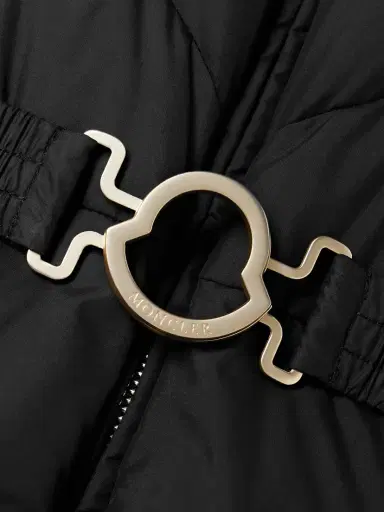 Moncler Brosse Belted Hooded Appliquéd Quilted Shell Down Jacket | Thumbnail 4