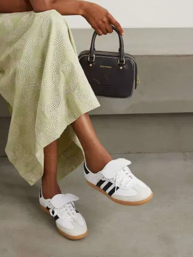 adidas Originals Samba Lt Nubuck-trimmed Leather Sneakers - UK 9 | Thumbnail 2