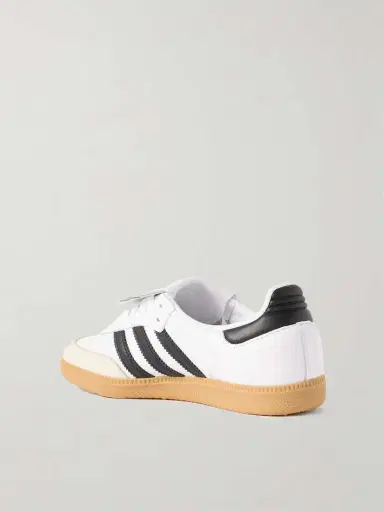 adidas Originals Samba Lt Nubuck-trimmed Leather Sneakers - UK 9 | Thumbnail 3