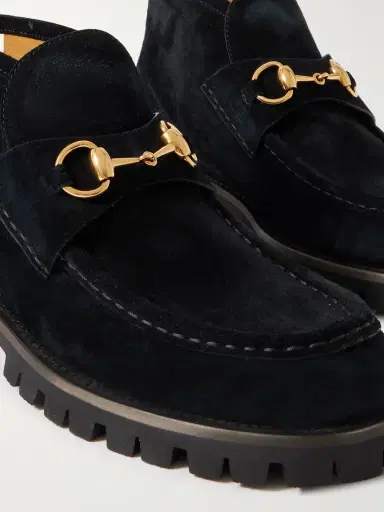 Gucci Sylke Horsebit-detailed Suede Ankle Boots | Thumbnail 4