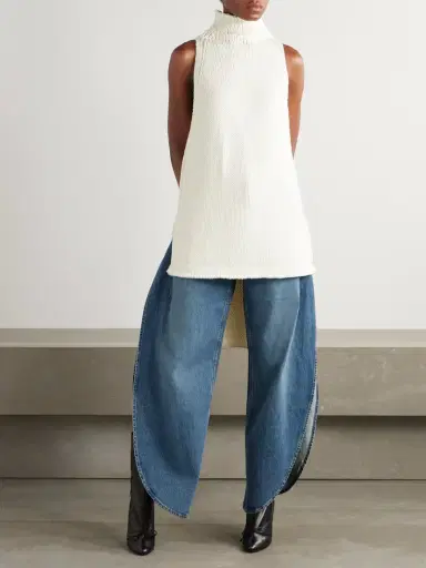 Alaïa High-rise Barrel-leg Jeans | Thumbnail 2