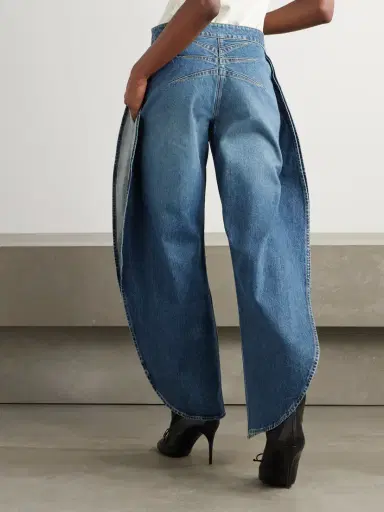 Alaïa High-rise Barrel-leg Jeans | Thumbnail 4