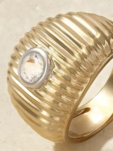 Yvonne Léon 9-karat Gold Topaz Ring | Thumbnail 4 Yvonne Léon 9-karat Gold Topaz Ring | Thumbnail 4