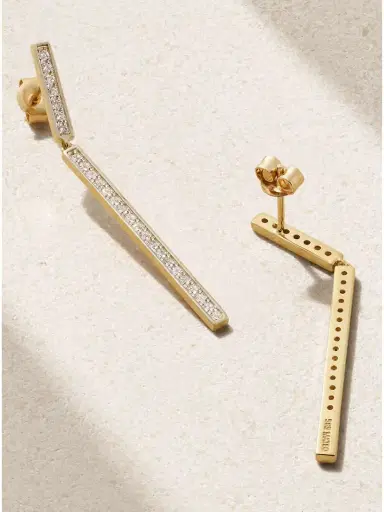 Mateo 14-karat Gold Diamond Earrings | Thumbnail 3