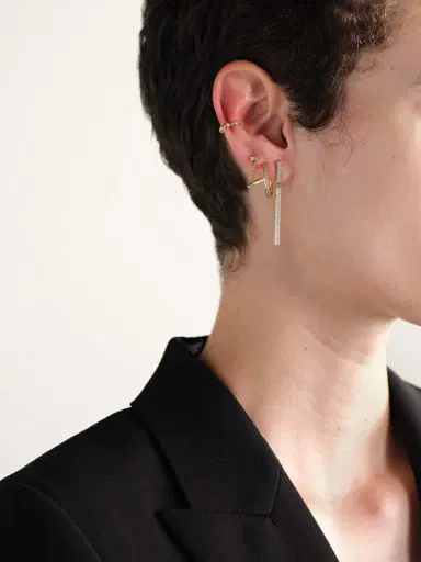 Mateo 14-karat Gold Diamond Earrings | Thumbnail 4