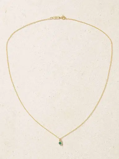Jennifer Meyer 18-karat Gold Emerald Necklace | Thumbnail 4