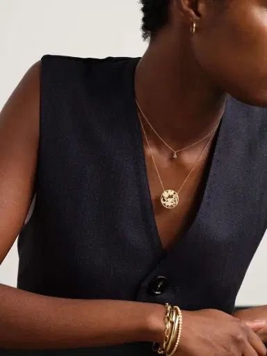 Jennifer Meyer 18-karat Gold Emerald Necklace | Thumbnail 5