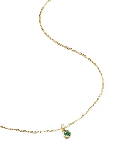 Jennifer Meyer 18-karat Gold Emerald Necklace | Thumbnail 1