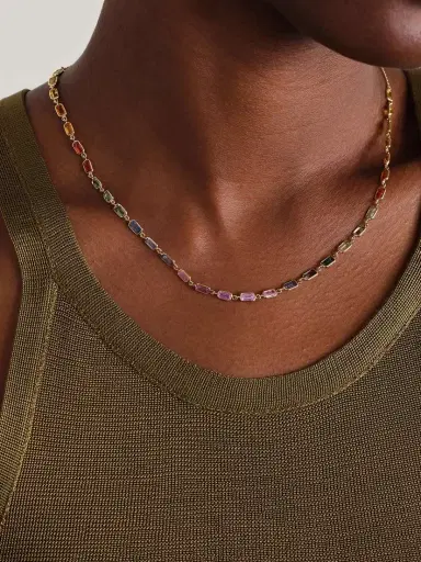 JIA JIA 14-karat Gold Sapphire Necklace | Thumbnail 2 JIA JIA 14-karat Gold Sapphire Necklace | Thumbnail 2