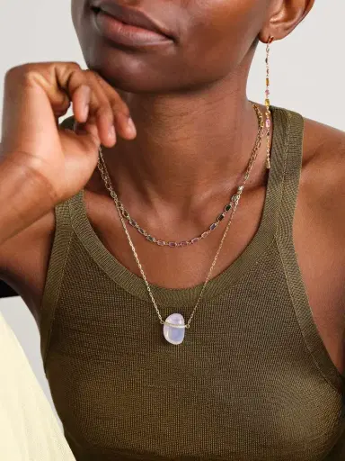 JIA JIA 14-karat Gold Sapphire Necklace | Thumbnail 5 JIA JIA 14-karat Gold Sapphire Necklace | Thumbnail 5