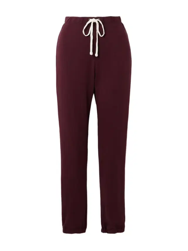 Cotton-jersey Track Pants