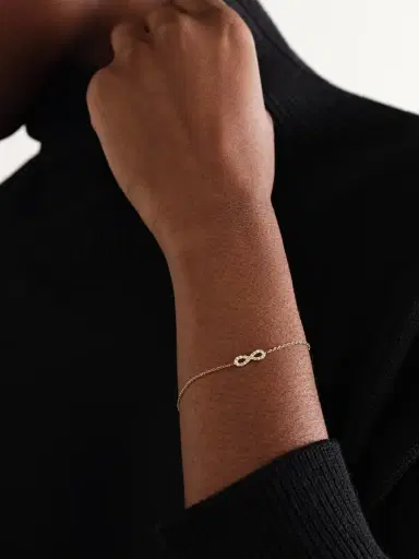 Jennifer Meyer Infinity 18-karat Gold Diamond Bracelet | Thumbnail 2 Jennifer Meyer Infinity 18-karat Gold Diamond Bracelet | Thumbnail 2