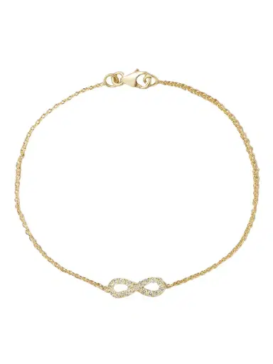 Jennifer Meyer Infinity 18-karat Gold Diamond Bracelet | Thumbnail 1 Jennifer Meyer Infinity 18-karat Gold Diamond Bracelet | Thumbnail 1