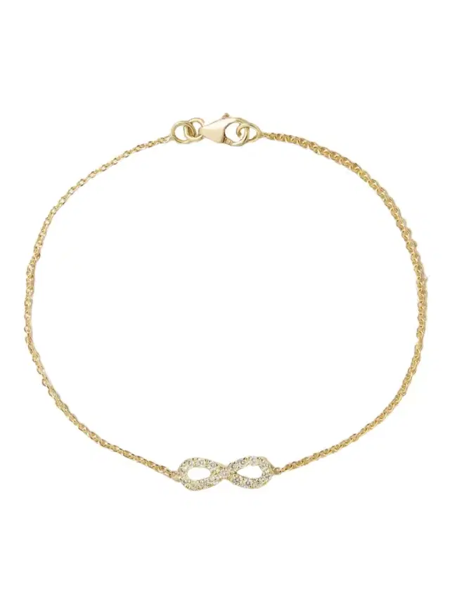 Jennifer Meyer Infinity 18-karat Gold Diamond Bracelet