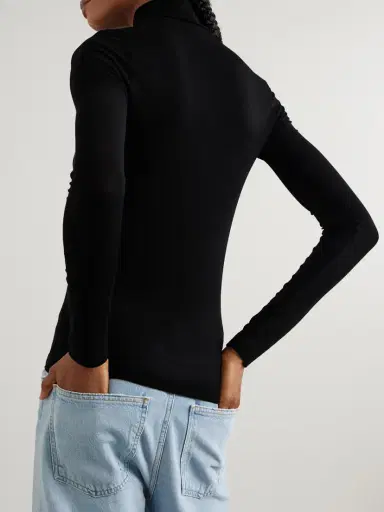 AGOLDE Pascale Stretch-lyocell Turtleneck Top | Thumbnail 3