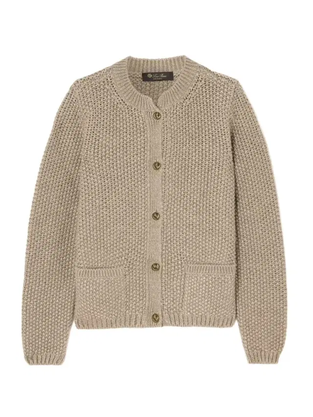Loro Piana Baranca Embellished Linen And Cashmere-blend Cardigan