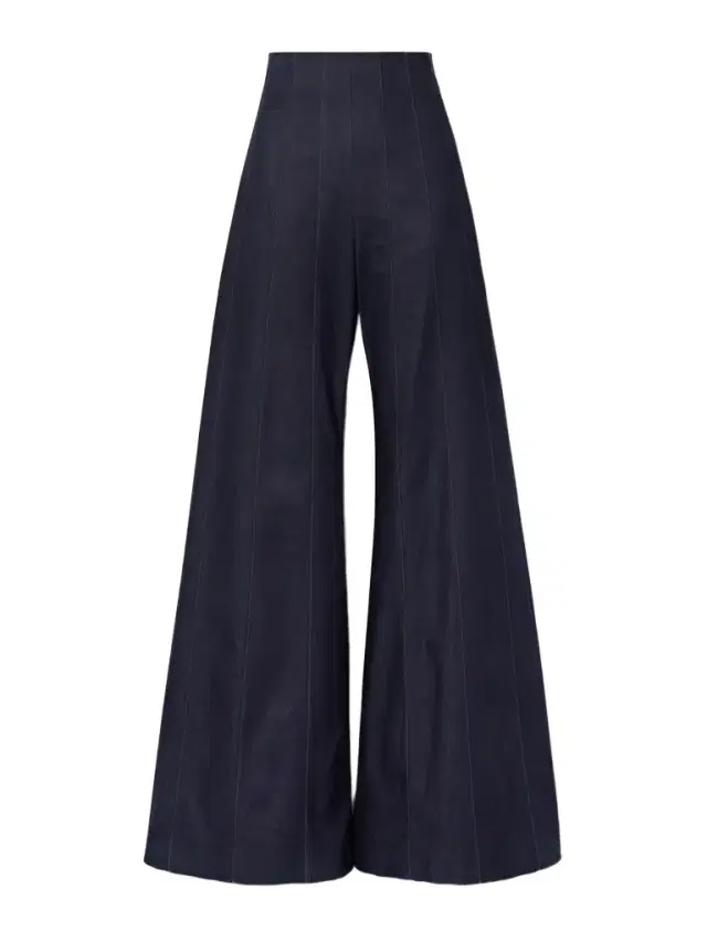 Paneled Cotton-blend High-rise Flared Jeans
