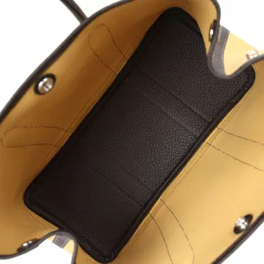 HERMÈS Hermes Garden Party 30 Paille Toile Militaire Canvas and Ebene Negonda Palladium Hardware | Thumbnail 7 HERMÈS Hermes Garden Party 30 Paille Toile Militaire Canvas and Ebene Negonda Palladium Hardware | Thumbnail 7
