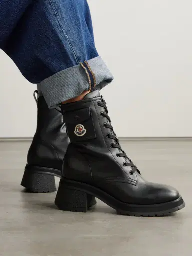 Moncler Gigi Leather Ankle Boots | Thumbnail 2