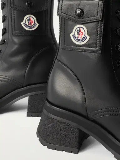 Moncler Gigi Leather Ankle Boots | Thumbnail 4