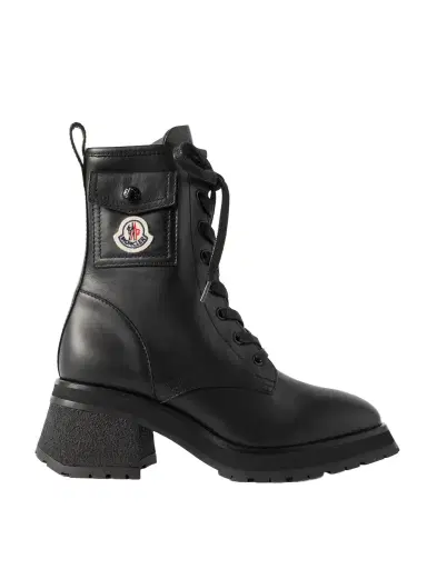 Moncler Gigi Leather Ankle Boots | Thumbnail 1