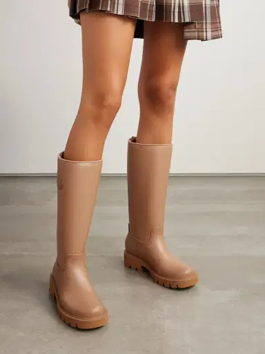 Moncler Kickstream Pvc And Shell Knee Boots | Thumbnail 2