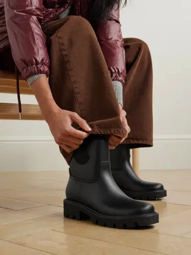 Moncler Kickstream Leather And Shell Ankle Boots | Thumbnail 2 Moncler Kickstream Leather And Shell Ankle Boots | Thumbnail 2