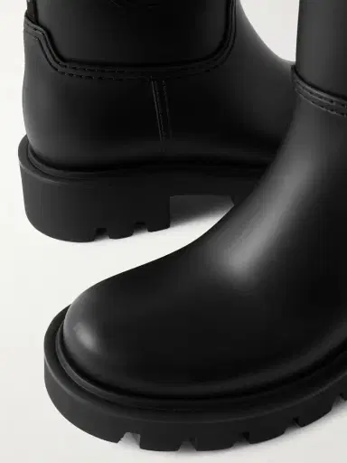 Moncler Kickstream Leather And Shell Ankle Boots | Thumbnail 4 Moncler Kickstream Leather And Shell Ankle Boots | Thumbnail 4