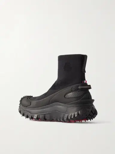 Moncler Trailgrip Rubber-trimmed Stretch-knit Sneakers | Thumbnail 3 Moncler Trailgrip Rubber-trimmed Stretch-knit Sneakers | Thumbnail 3