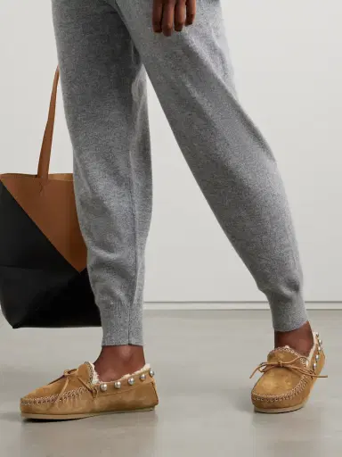 Isabel Marant Fitza Embellished Suede Loafers | Thumbnail 2 Isabel Marant Fitza Embellished Suede Loafers | Thumbnail 2