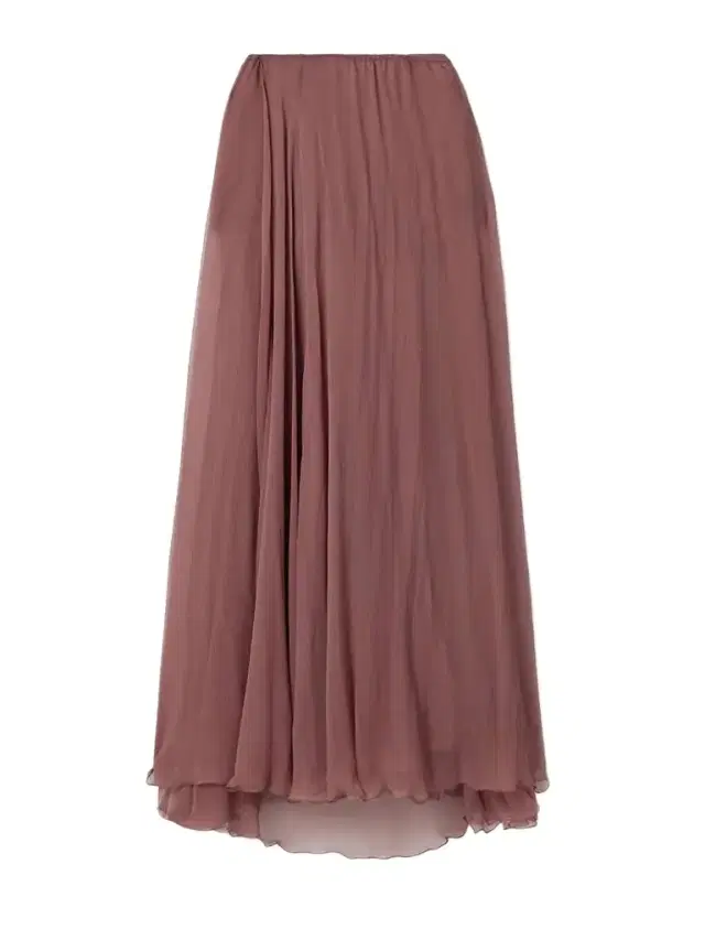 Silk-crepon Midi Skirt