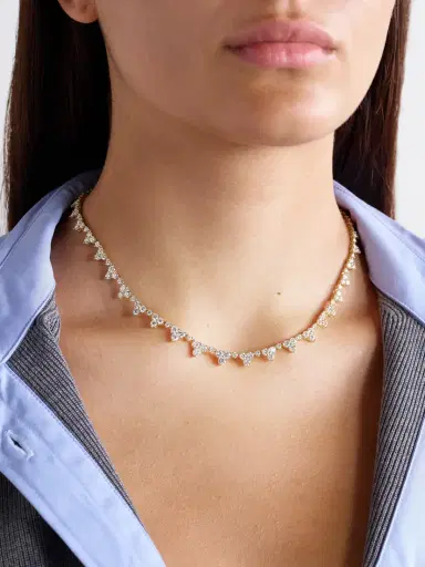 Anita Ko Eternity 18-karat Gold Diamond Choker | Thumbnail 2