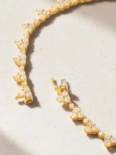 Anita Ko Eternity 18-karat Gold Diamond Choker | Thumbnail 3