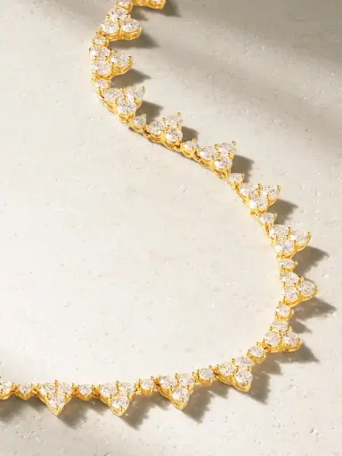 Anita Ko Eternity 18-karat Gold Diamond Choker | Thumbnail 4