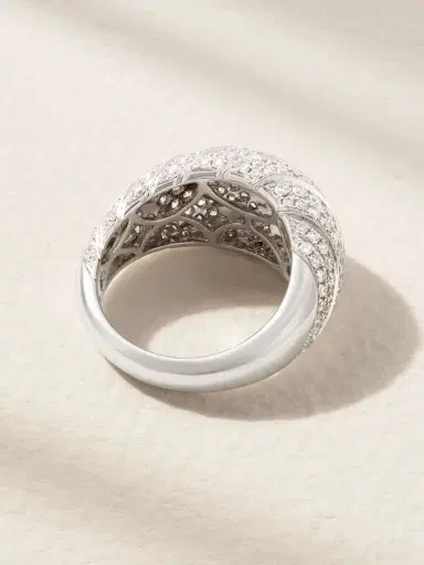 Anita Ko Domed 18-karat White Gold Diamond Ring | Thumbnail 3 Anita Ko Domed 18-karat White Gold Diamond Ring | Thumbnail 3