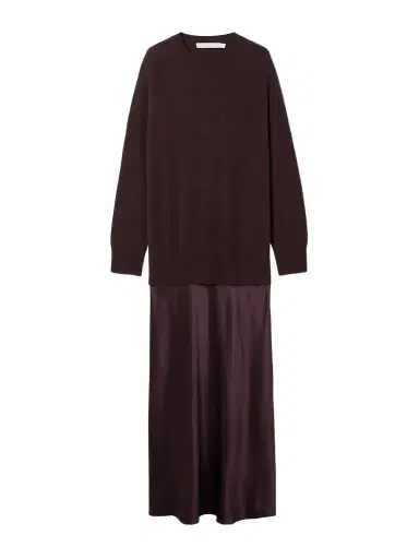 Christopher Esber Monument Cashmere And Silk-satin Maxi Dress | Thumbnail 1 Christopher Esber Monument Cashmere And Silk-satin Maxi Dress | Thumbnail 1