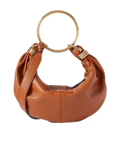 Chloé Bracelet Embellished Glossed Textured-leather Shoulder Bag | Thumbnail 1