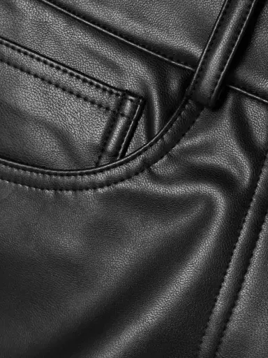 Norma Kamali Leather-like Shorts | Thumbnail 6 Norma Kamali Leather-like Shorts | Thumbnail 6