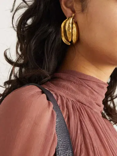 Chloé Banana Gold-tone Earrings | Thumbnail 2