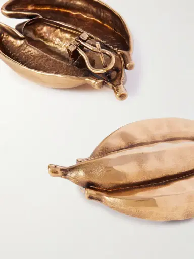 Chloé Banana Gold-tone Earrings | Thumbnail 3