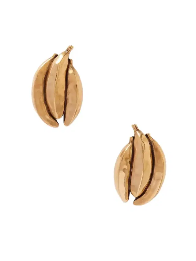 Banana Gold-tone Earrings